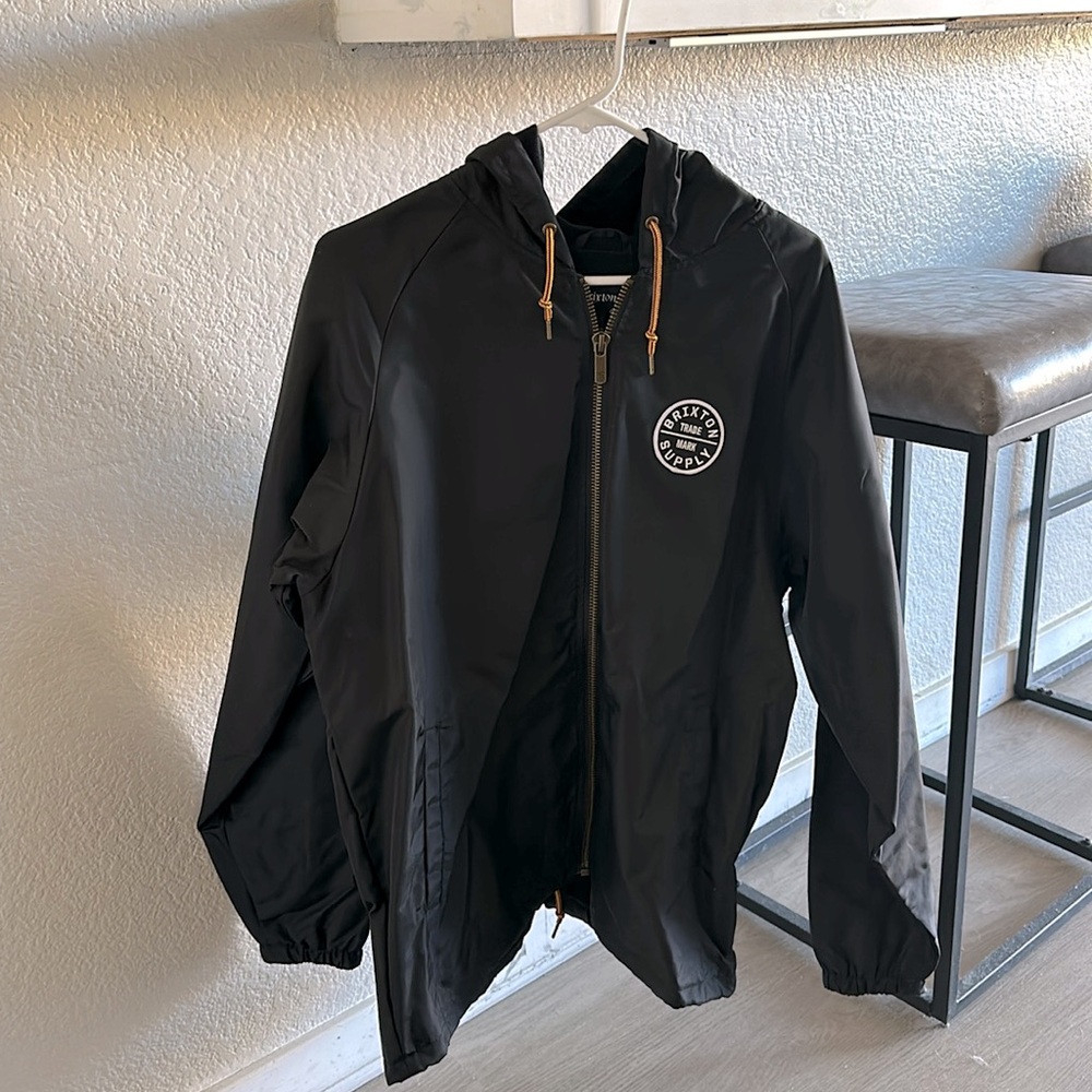 Brixton windbreaker material jacket ***Size LARGE (men’s) ***
